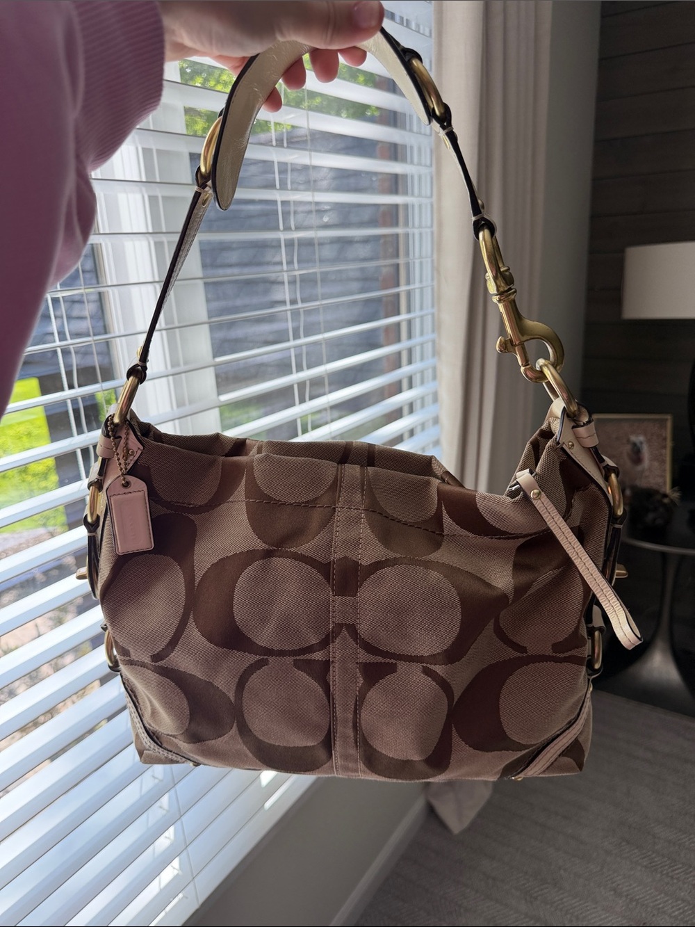 Y2K Coach Carly Signature Hobo Bag - Picture 2 of 16